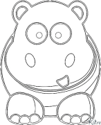 hippos Coloring Pages To Print